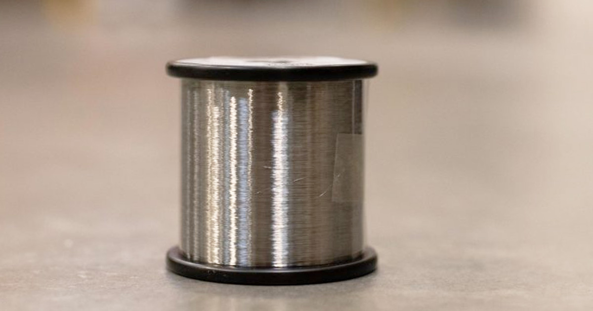 Photo of a roll of Resistance Wire from MWS Wire